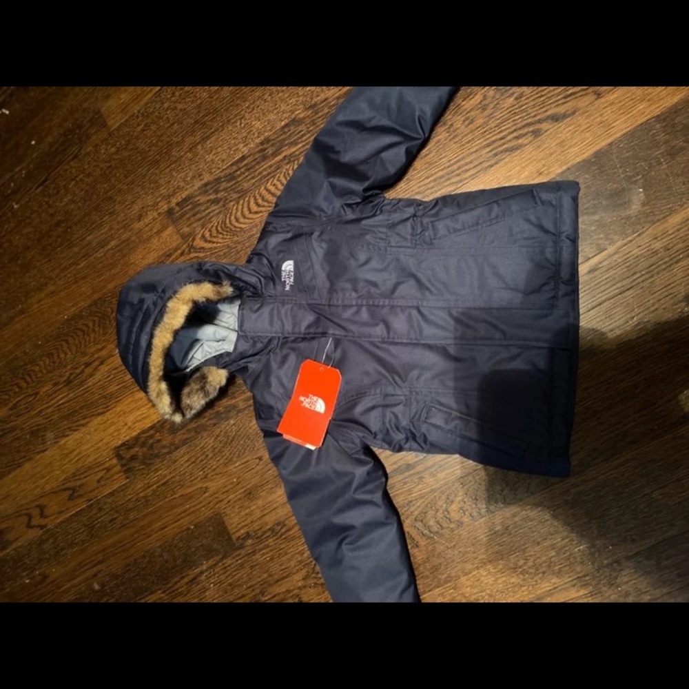 Girls North face winter jacket